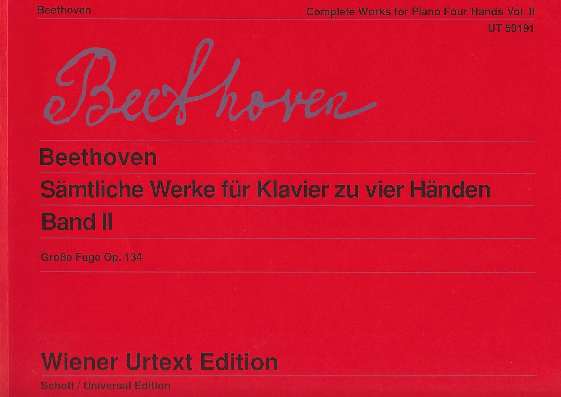Sämtliche Werke für Klavier zu vier Händen, Band 2 S1